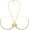 Gold 1, variant on Rhinestone Chest Bracket Bra Chain Body Jewelry Crsytal Breast Body Chain Heart Bikini Bra Chain for Women