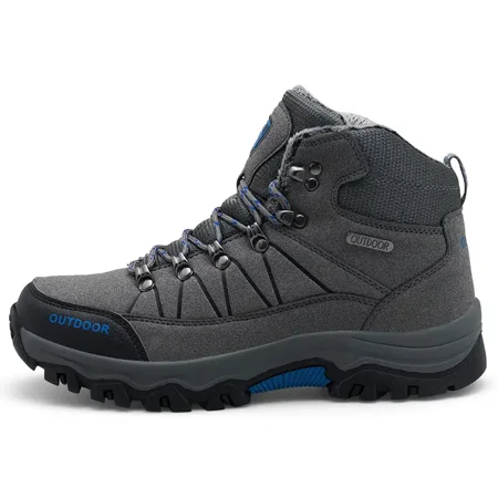 

Women‘s High Top Hiking Shoes Outdoor Winter Fleece Lace Up Snow Shoes Women‘s Footwear