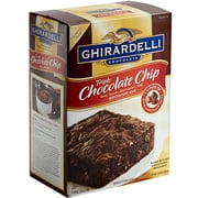 Ghirardelli 7,5 lb. Mélange à brownie triple pépites de chocolat