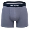 thumbnail image 2 of Happy Shorts Calzoncillos para Hombre, Paquete de 3 - Retro Jersey, Cintura con Logotipo Palms 2 XL (X-Large), 2 of 7