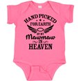 thumbnail image 3 of Inktastic Handpicked for Earth by My Mawmaw in Heaven with Angel Wings Boys or Girls Baby Bodysuit, 3 of 5