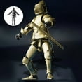 thumbnail image 4 of Five Generations Of Joint Dolls Infantry Heavy Soldier Hand Crafted Desktop Ornament Display Piece, 4 of 6