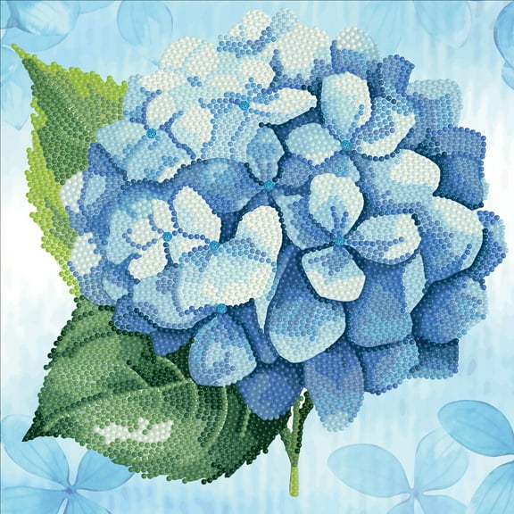 DIAMOND DOTZ® Blue Hydrangea Special Edition Diamond Painting Kit