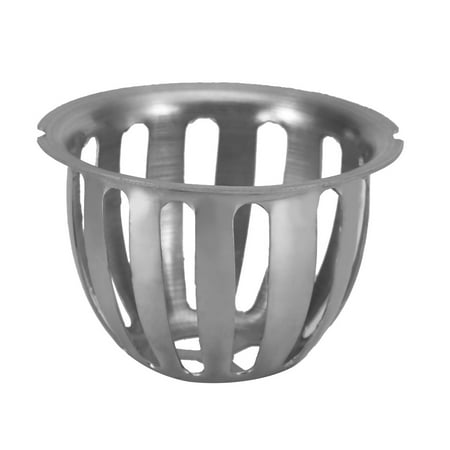 Flat Roof Balcony Ideas OTVIAP 2pcs Stainless Steel Round Shape Anti-blocking Roof Drain Floor Drain for Garden Balcony , Round Floor Drain, Bathroom Floor Drain ()
