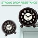 thumbnail image 4 of Reloj Despertador Luminoso de 4 Pulgadas Redondo Silencioso AnalóGico Reloj de Mesa Sin Tictac Funciona con Pilas con Alarma Fuerte para Dormitorio, 4 of 7
