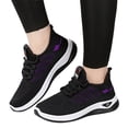 thumbnail image 3 of Women's Arch-support Walking Shoes, Lightweight Non Slip Mesh Athletic Slip on Sneakers with Cushioning, Breathable Comfortable Walking Shoes for Gym Daily Wear, 3 of 5