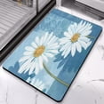 thumbnail image 2 of Bathroom Luxury Soft Superfine Fiber Flower Bath Rugs - Non Slip, Machine Washable, Perfect for Shower Room, 20x32 inch, 2 of 5