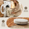 thumbnail image 5 of ODIKA 9'x12' Washable Area Rug Non-Shedding, Easy Care Bathroom Interlocking Way Shapes Boho Symmetrical Stairs Hallway for Master Suite, California King, Under Bed, 5 of 7