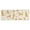 Golden Retriever With-1, variant on Golden Retriever with Bones and Paws Kitchen Rug Mat,Kitchen Runner Rugs Non Skid Washable,Decorative Kitchen Floor Mats for Kitchen,Sink,Laundry,17"X47"