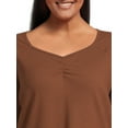 thumbnail image 4 of Terra & Sky Plus Size Sweetheart Rib Top, 2-Pack, 4 of 5