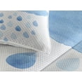 thumbnail image 3 of Ambesonne Blue White Quilted Coverlet 3 Pcs, Rain Drops and Cloud, Queen Size, Blue White, 3 of 4
