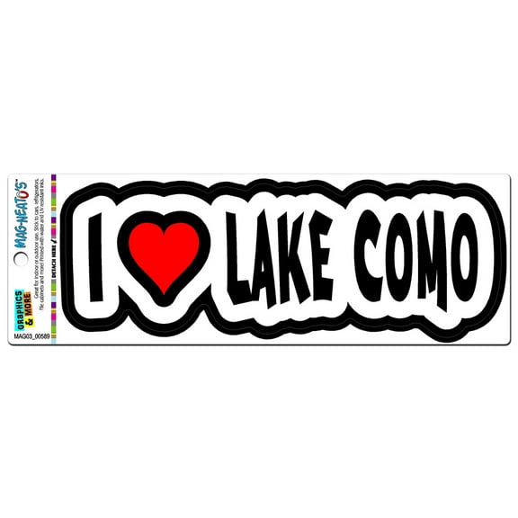 I Love Heart Lake Como - Italy MAG-NEATO'S(TM) Car/Refrigerator Magnet