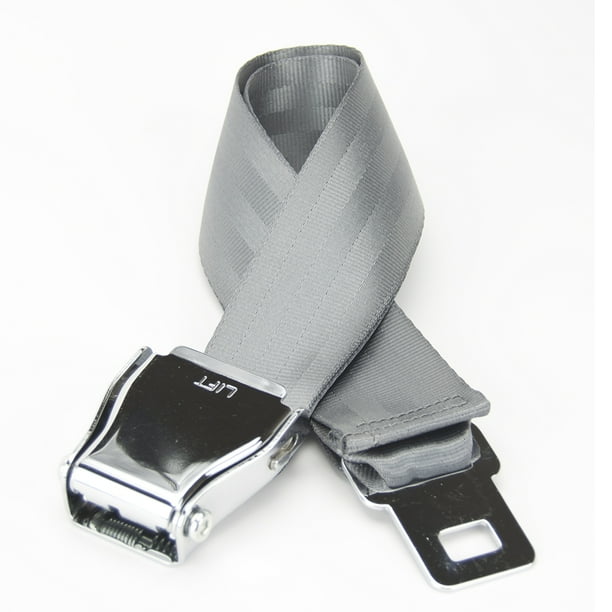 Flybuckle - Cement Gray Airplane Seat Belt FlyBuckle Fashion Belt Small