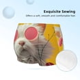 thumbnail image 2 of Pofeuu Floral Sunglasses Cat Art Print Soft Cotton Girls Boyshort panties Toddler Underwear-XX-Small, 2 of 5