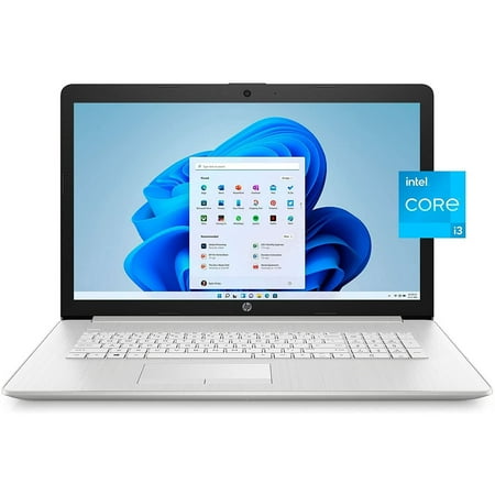 HP 2022 Pavilion 17 Laptop, 17.3In HD+ Anti-Glare Display, 11th Gen Intel Core i3-1115G4, 8GB RAM, 256 GB PCIe SSD