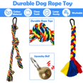 thumbnail image 3 of Juguete para perros SYOOY Outdoor con mástil de 75 a 110 cm, cuerdas de 40 cm y campana, 3 of 7