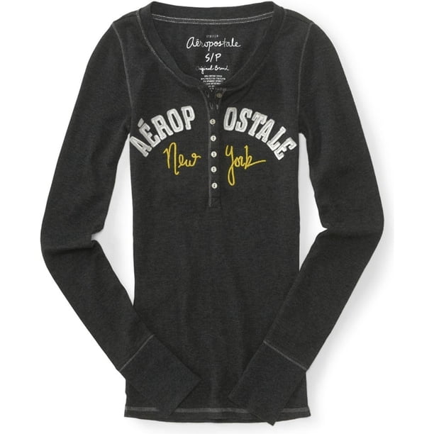 Suéter Térmico Aeropostale para Mujer Gris Mediano Térmico