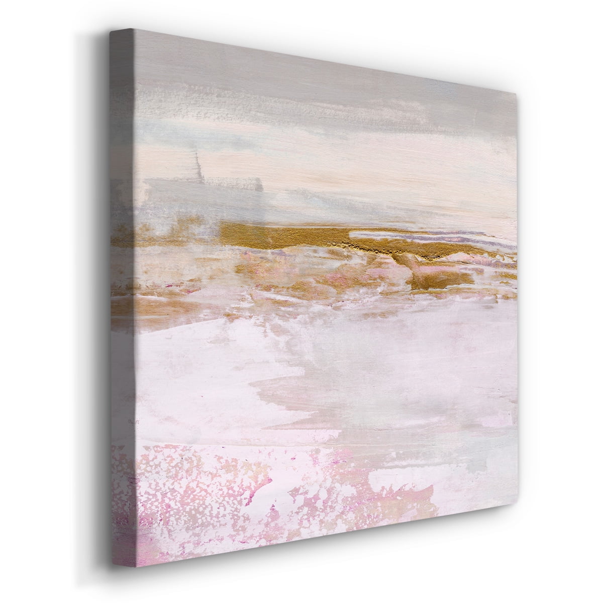 Wexford Home Magenta Skyline I-Premium Gallery Wrapped Canvas, 24" x 24" - Ready to Hang