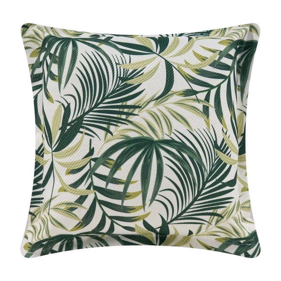 Cojin Decorativo Mainstays Palma verde 45 cm x 45 cm