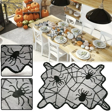 

Hặllóween Tablecloth Spider Web Tablecover Party Decoration Supplies for Hặllóween Kitchen Decor New