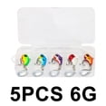 thumbnail image 3 of Señuelos Pesca Giratorios Metal Cebo Vibratorio Cuchara Giratoria 6g 5 Uds., 3 of 6