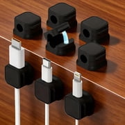 Cord Organizer- Mini Cable Clips, Magnetic Cord Organizer For Home Office, Desk, Telephone, Car, Wall, Desktop, Bedside Table (6pcs)