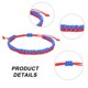 thumbnail image 3 of 2 pulseras de hilo de mano trenzadas de dos tonos, amuletos, accesorios de joyería para mujeres y niñas, buena suerte Adepaton BST3002773-1, 3 of 5