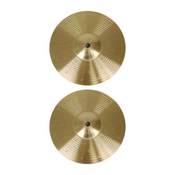 2 piezas de platillos de batería, platillos crash, accesorios de percusión, para principiantes Diámetro 20cm