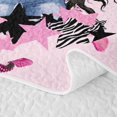 thumbnail image 5 of spefrowx Cute Fashion Beauty Quilt Full for Girls, Cartoon Star Butterfly Full Bedspread Sets, 3-Piece, 5 of 7