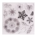 thumbnail image 5 of Ouginx Clear Stamps, Round Snowflake Rubber Stamp for Scrapbooking and Card Making Supplies, 5 of 5
