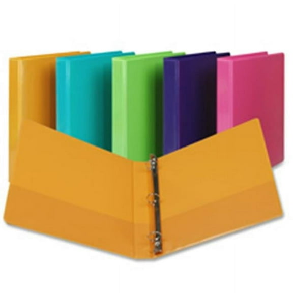 Samsill Presentation Binder with Two Inside Pockets, Purple