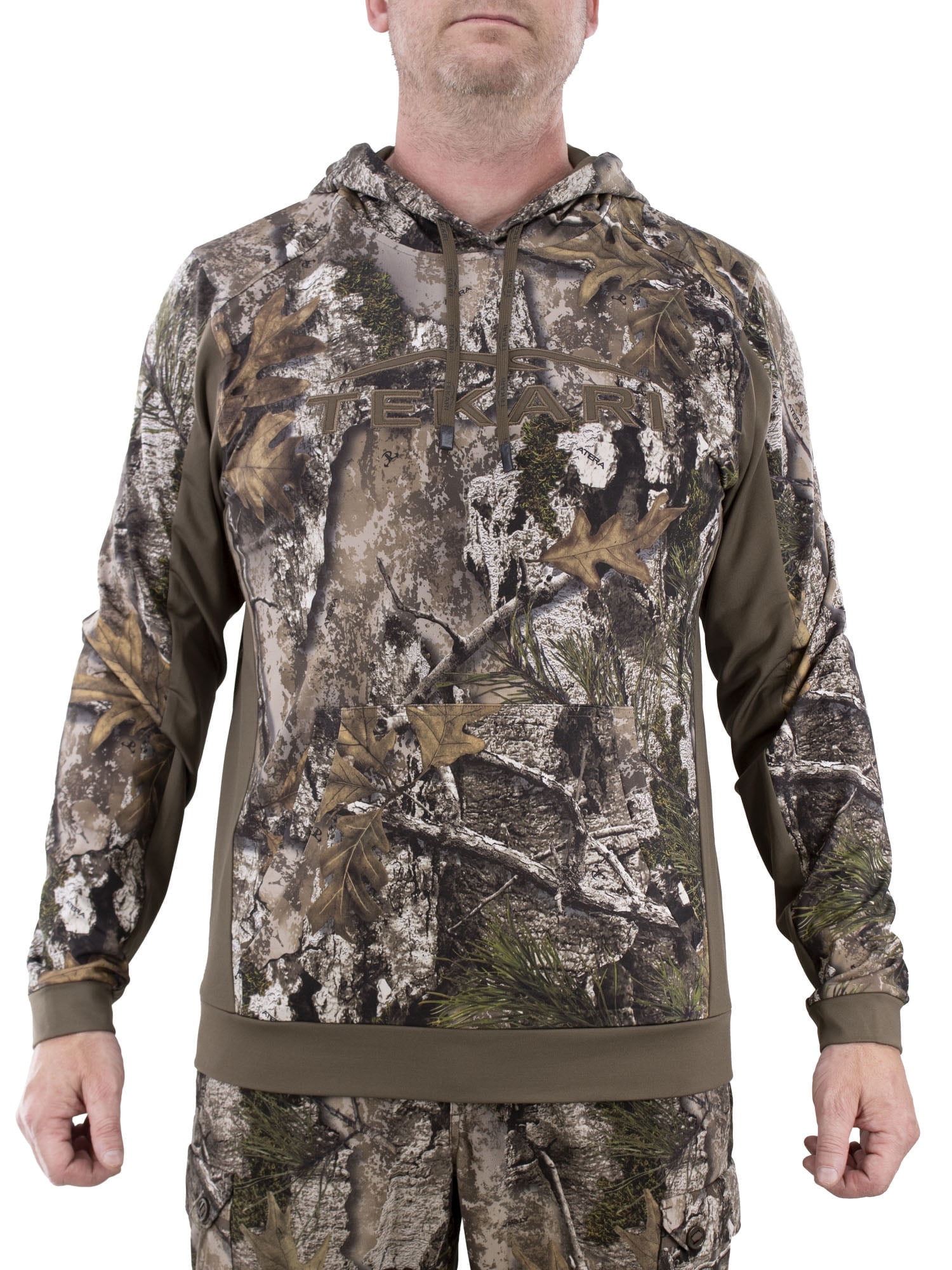 Tekari Men's Axial 1/4 Zip Performance Hunting Hoodie - Walmart.com