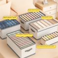 thumbnail image 3 of Caja de almacenamiento de ropa de gran capacidad, armario de artefactos de almacenamiento de pantalones plegables para el hogar, caja de almacenamiento de ropa, 3 of 5