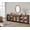 Brown, variant on 3 In 1 Modern Dresser with Glass Doors, Adjustable Shelves and Drawer, Metal Base Storage Cabinet, Multifunctional Chest Of Drawers for Bedroom Home Storage,Brown