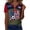 Army Green, variant on 2026 Soccer Shirt for Women Usa Soccer Jersey Color Block Henley V Neck Short Sleeve Raglan Shirts Loose Summer Tops Army Green XL