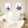 thumbnail image 4 of Elegant Zen Stones Canvas Wall Art Framed Canvas Prints Minimalist Nature Wall Art, Peaceful Zen Wall Art for Bathroom Wall Art, Bedroom Wall Decor, Meditation Yoga Room Wall Decor, 4 of 6