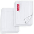 thumbnail image 1 of Alfombra de baño Pearl Linens, 100% algodón, 45 x 65 cm, 12 unidades, color blanco, 1 of 8