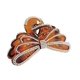 thumbnail image 1 of Suoirblss 1 pieza mariposa volando cristal artificial joyería para el cabello mujeres elegante mariposa horquilla grande diamantes de imitación garra clip mandíbula clips para cabello grueso (marrón), 1 of 5