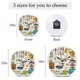 thumbnail image 6 of Wall Clock Cooking Kitchenware Clocks PVC Silent Non-Ticking Battery Operated Decorative Kitchen Tool Pattern Round Clock for Home Living Room Kitchen Bedroom Office School Wall Decor 14 Inch, 6 of 9