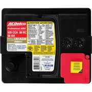 ACDelco AGM 12 Volt Automotive Battery Group Size 140R, Top Post