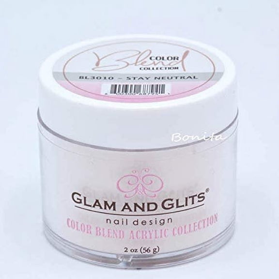 Glam And Glits Acrylic Powder Color Blend Collection BL3010 Stay Neutral 2 oz