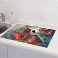 thumbnail image 6 of Sikiie Butterflies On Rocky Cliff Dish Drying Mat, Kitchen Counter Mat, Self Drying Mat for Kitchen Counter Dish Drying Pad ,for Dishes, Utensils, Pots and Pans(24" x 18"), 6 of 7
