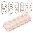 thumbnail image 1 of OFFIGAM 1200Set Golden Iron Rings for Diy Craft Enthusiasts Jewelry Making Connectors Round, 1 of 6