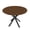 A-Brown,Black, variant on Folding Dining Table for Small Spaces 43 inch MDF Table Walnut Veneer Space Saving Foldable Table for Kitchen Dining Room