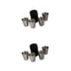 thumbnail image 4 of Naiovety Vajilla, juego de tazas de viaje, apilable, diseño de prensado de acero inoxidable, copa de cerveza de vino, sin olor, tazas de whisky No.1 2piezas Naiovety CBP436537, 4 of 6