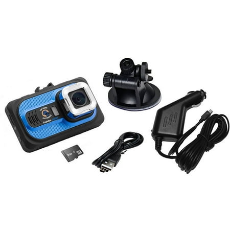 Top Dawg EagleEye 1080p DVR Dash Camera with G-Sensor and 8 GB SD Card