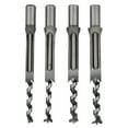 thumbnail image 4 of Broca para orificios cuadrados, 4 piezas de 14 a 19 mm para carpintería, broca para orificios cuadrados, broca para orificios cuadrados, rendimiento confiable, 4 of 9