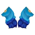 thumbnail image 1 of TISHITA Real Silk Belly Dance Fan Dancing 1.8m for hand Stage Performance Blue, 1 of 8