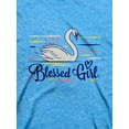 thumbnail image 5 of Blessed Girl Womens T-Shirt Trust In The Lord, 5 of 6