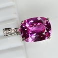 thumbnail image 5 of 925 Sterling Silver Natural Pink Tourmaline Pendant 22 Ct CERTIFIED For Gift Her, 5 of 8